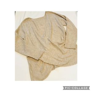 Pure/US Faux Wrap Cozy Sweater